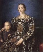 Agnolo Bronzino, Portrait of Eleonora of Toledo with Her Son Giovanni de'Medici